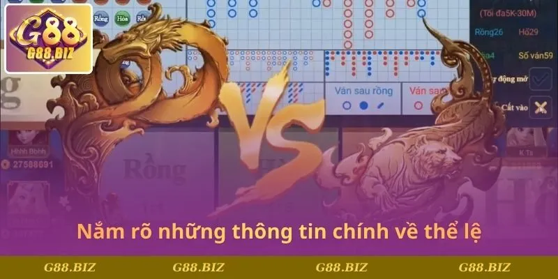 Nắm rõ những thông tin chính về thể lệ